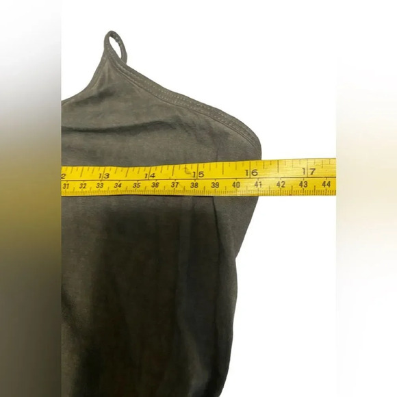 Organic Hemp Cotton Spaghetti Strap Racerback Slip Dress - Picture 5 of 5